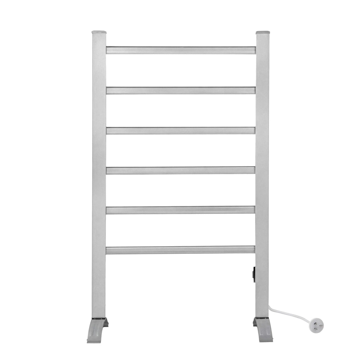 Devanti Electric Heated Towel Rail 6 Bars Freestanding