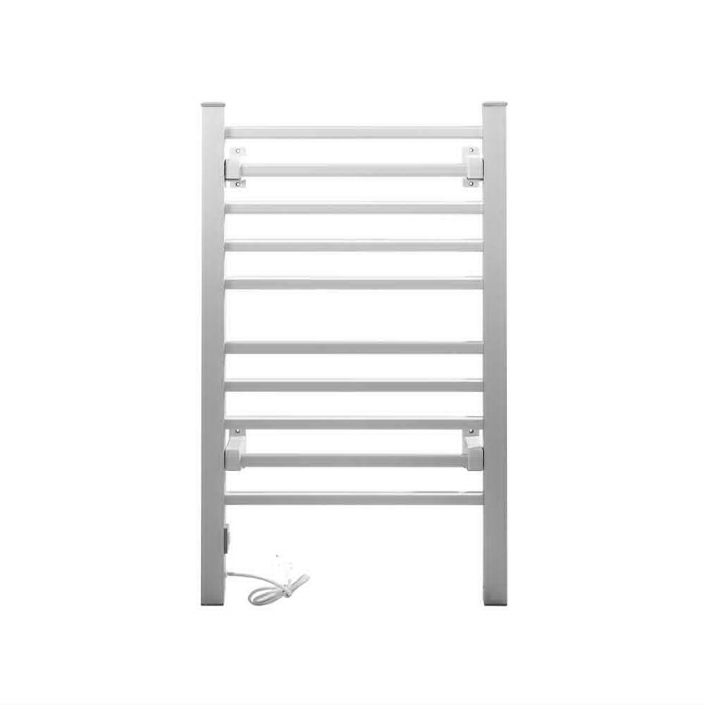 Devanti 10-Bar Electric Heated Towel Rail Freestanding Drying Rack