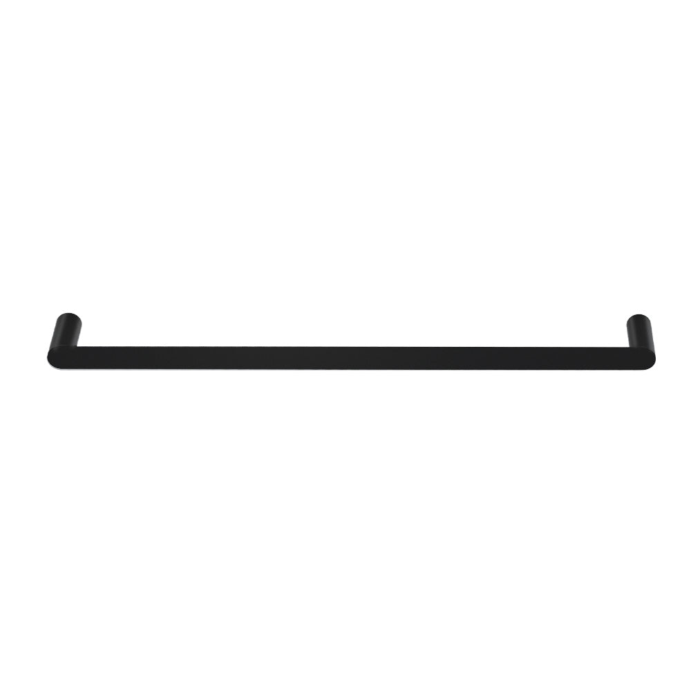 600mm Wall Mounted Towel Rail Rack Stainless Steel Black