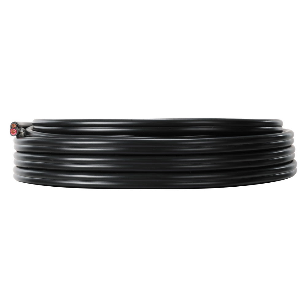 Giantz 10m 4mm Twin Core Automotive Electrical Cable Black