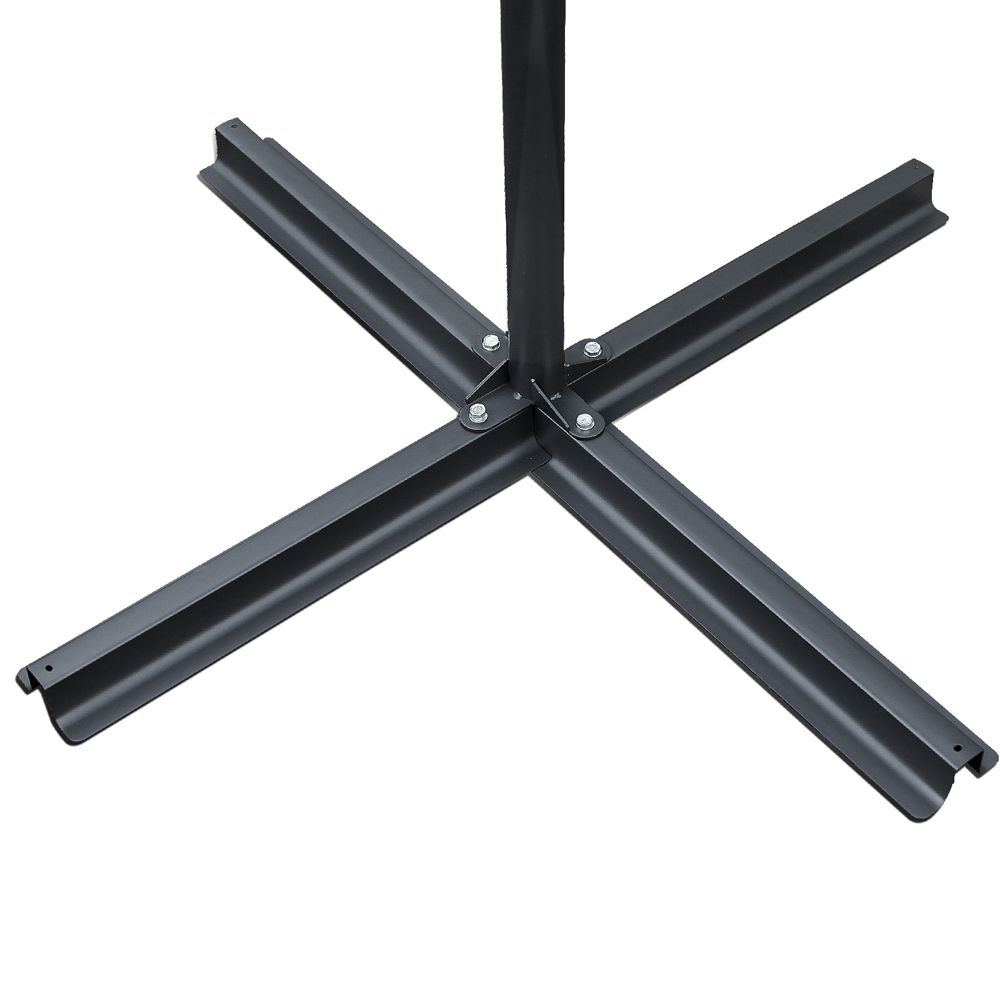 Instahut 3m Side Post Cantilever Outdoor Umbrella Navy