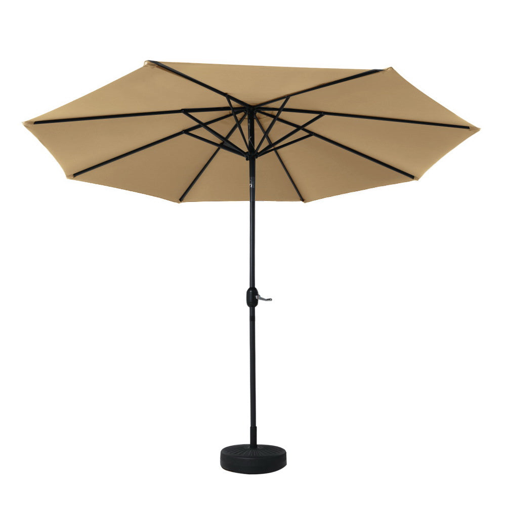 Instahut 3m Outdoor Umbrella Beach Garden Patio Tilt Beige