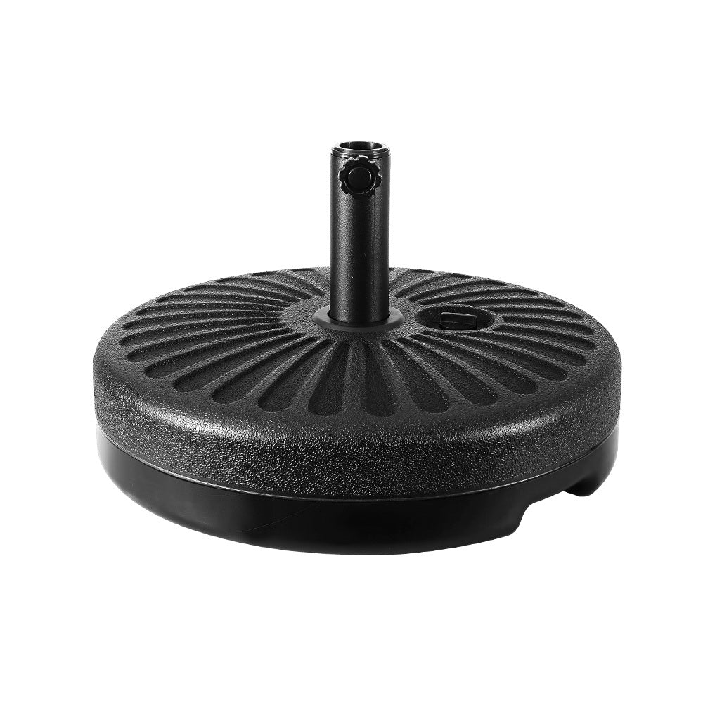 Instahut 3m Outdoor Umbrella Black Tilt UV Patio Beach