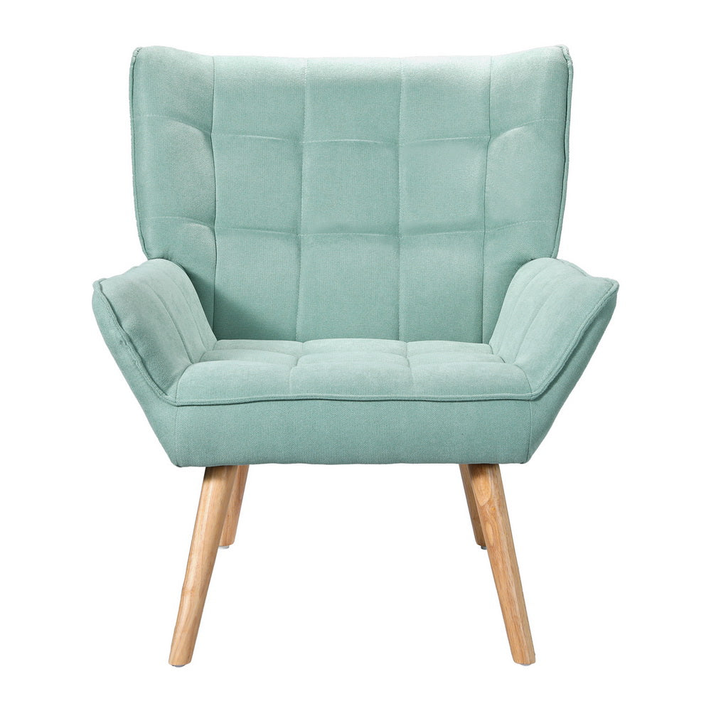 Cindy Blue Armchair Lounge Scandinavian Style