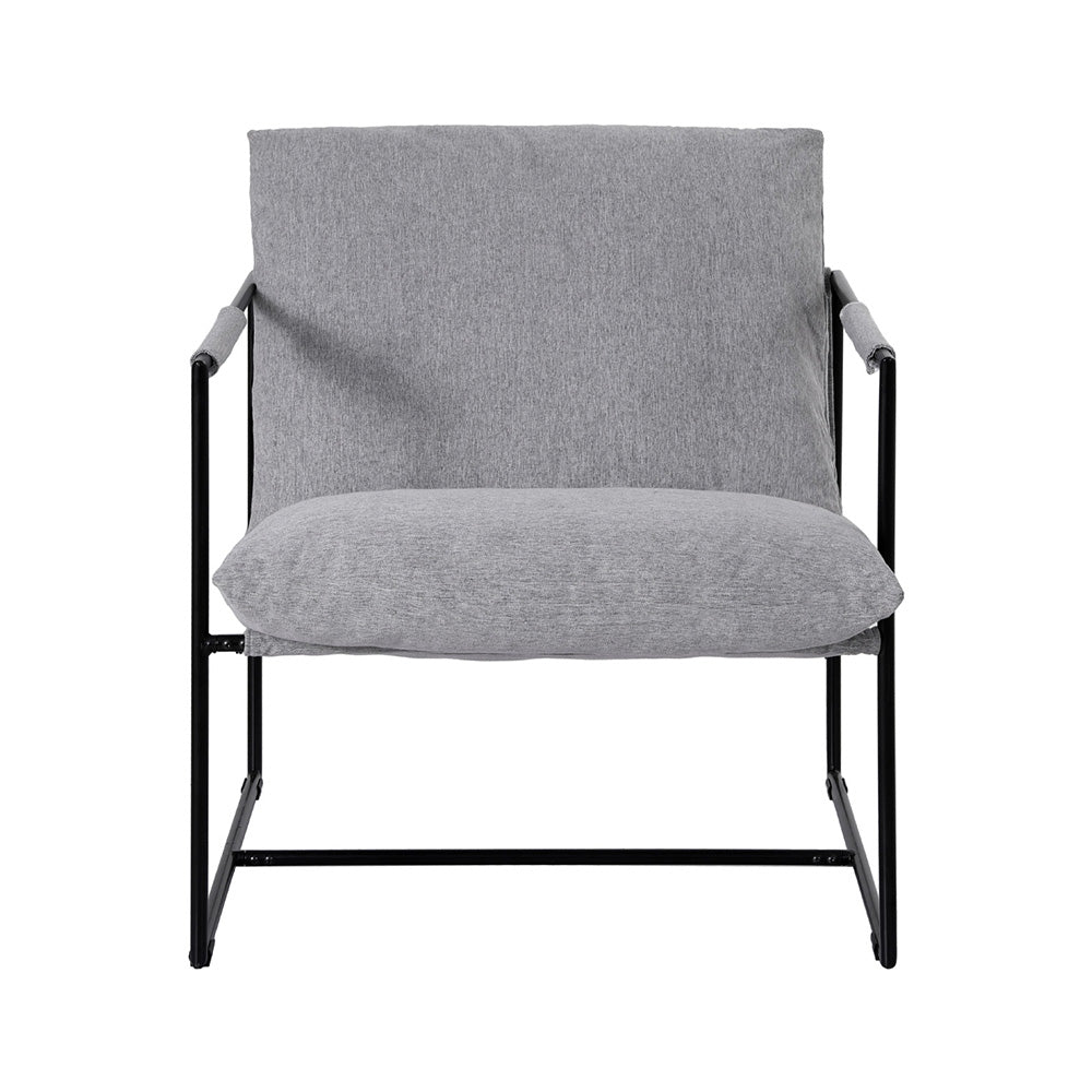 Artiss Sling Accent Lounge Armchair 130kg Grey
