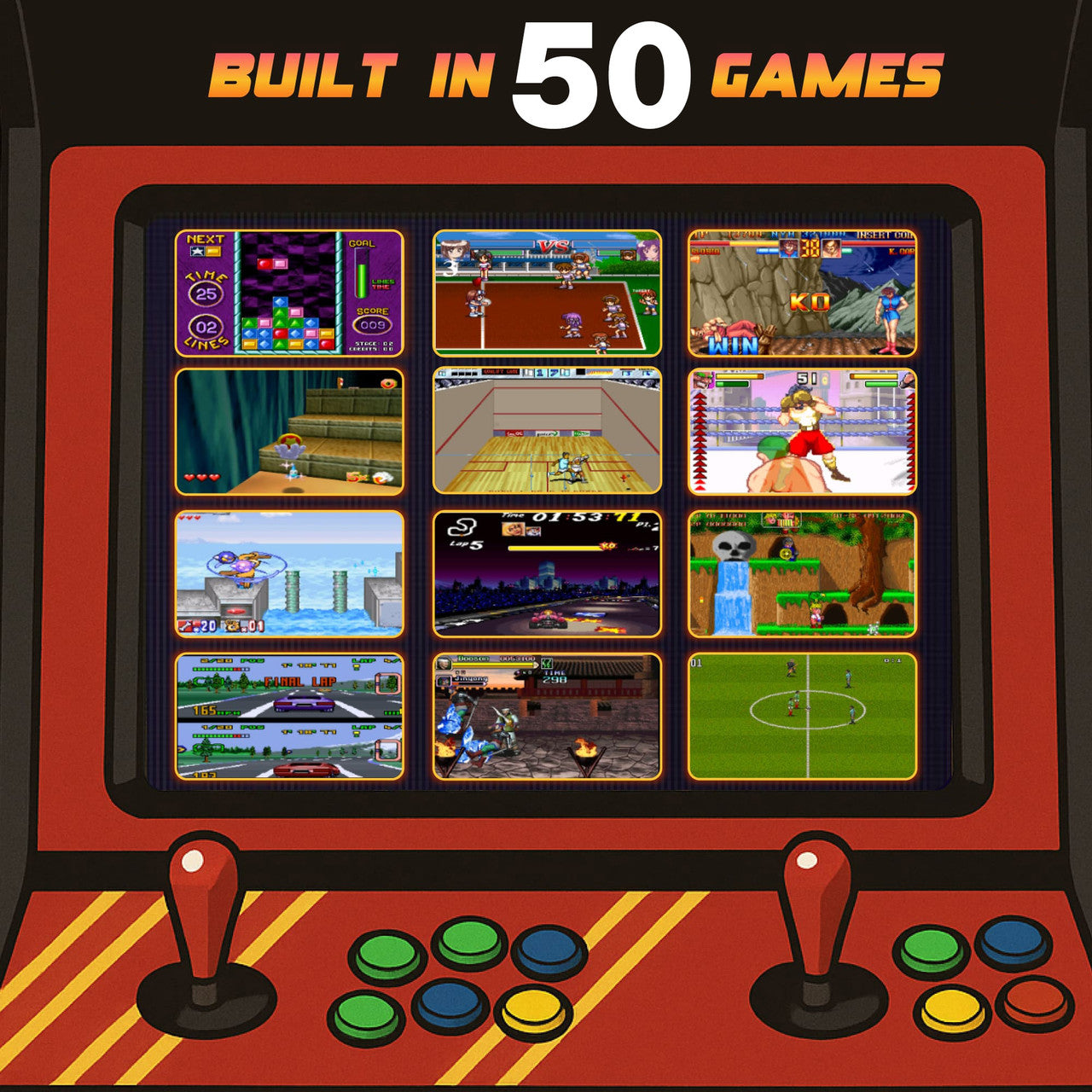 Laser Handheld Retro Console 3.5 inch 50 Games