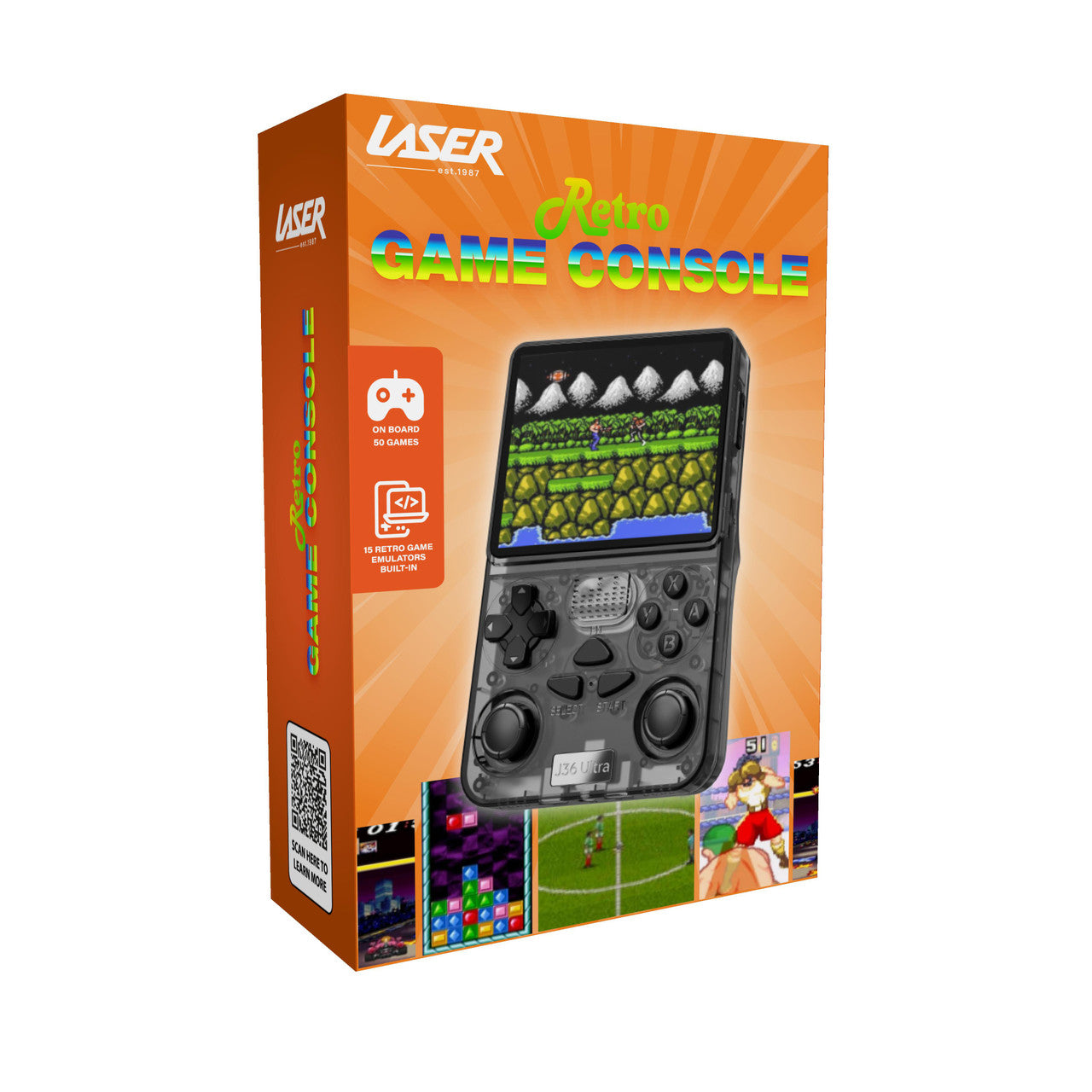 Laser Handheld Retro Console 3.5 inch 50 Games