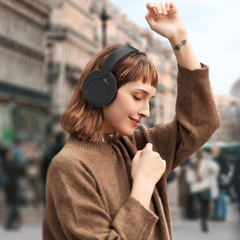 Laser ANC Bluetooth Headphones Black