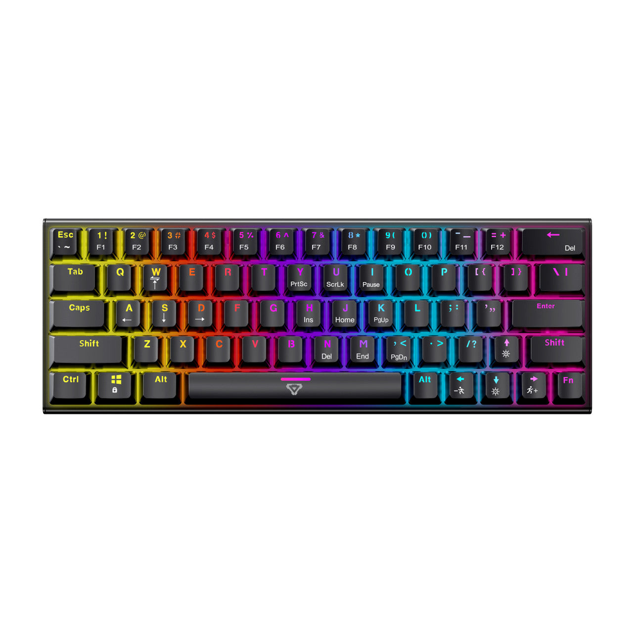 Laser Gaming Mini Mechanical Keyboard Black