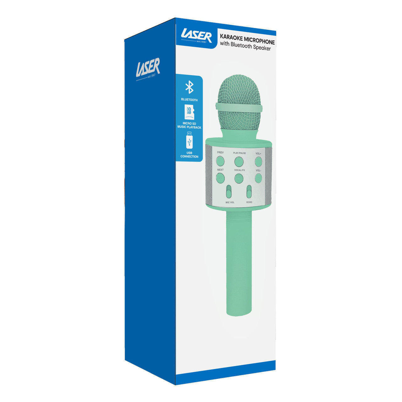 Laser Karaoke Microphone Aquatic Awe