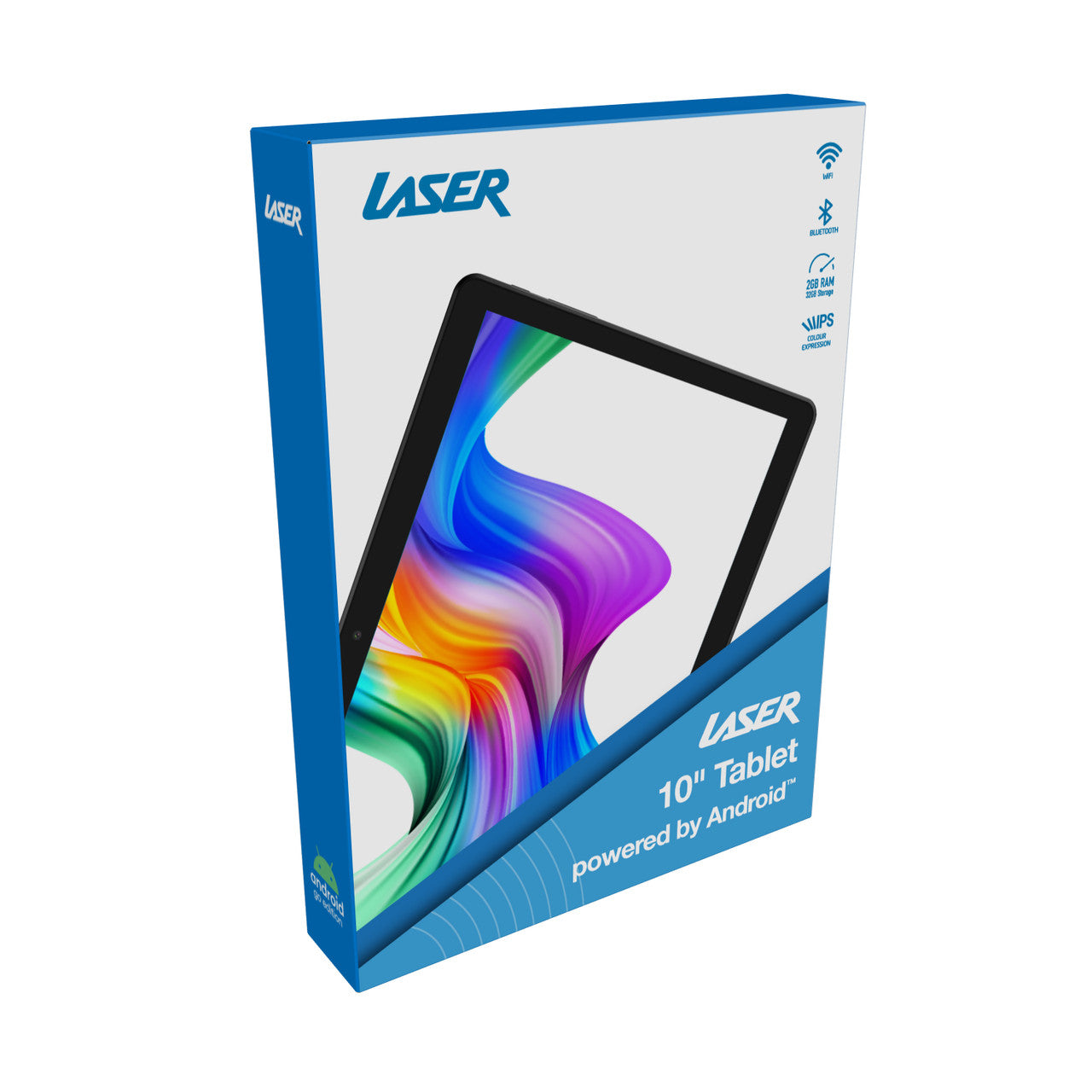 Laser 10-inch IPS Android Tablet 32GB WiFi Black