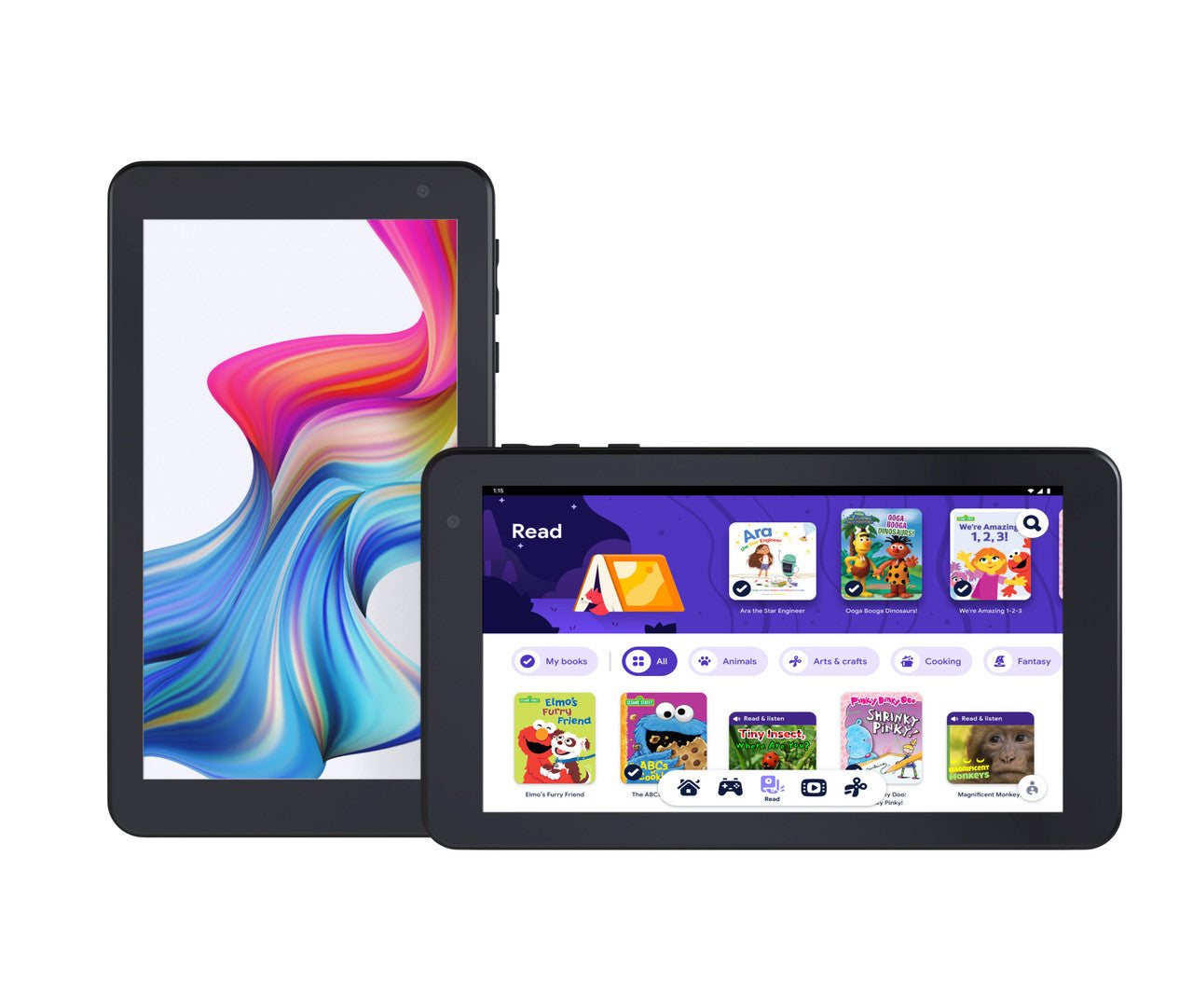 Laser 7 Inch Android 13 Tablet 3GB 32GB Pink Silicon Case