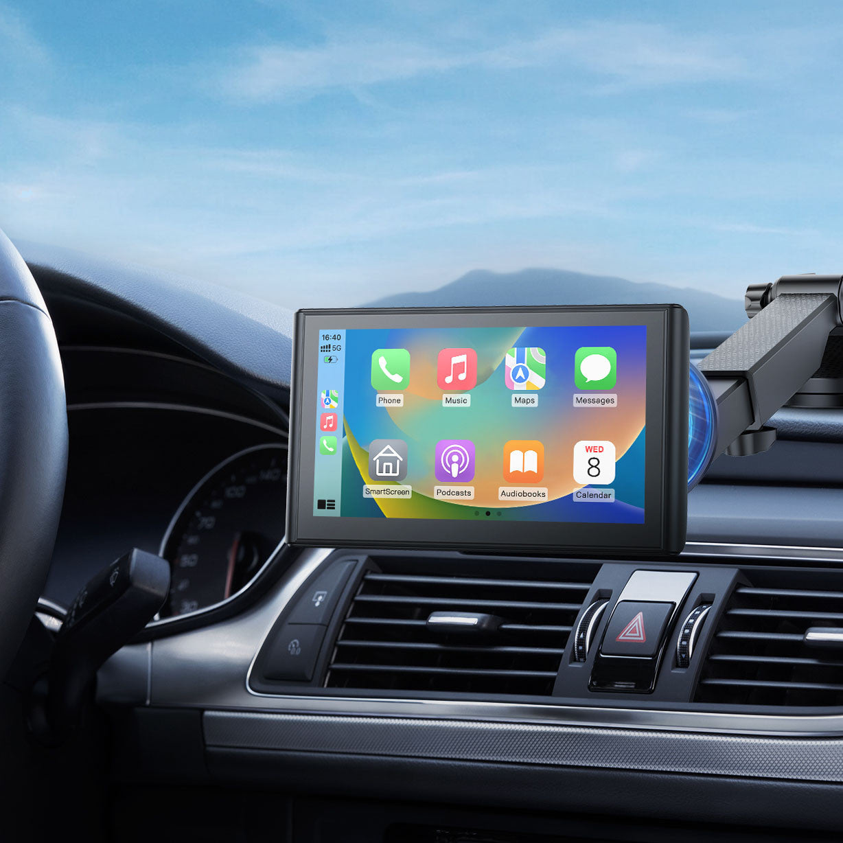 Laser 7in CarPlay Android Auto Dual Cameras