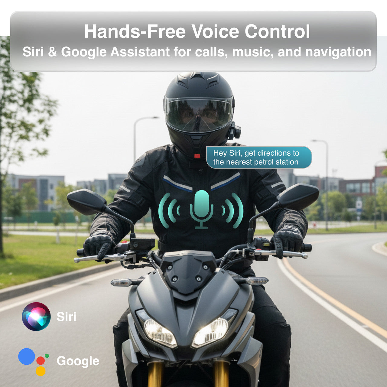 Laser 6-inch Wireless Motorbike CarPlay Android Auto