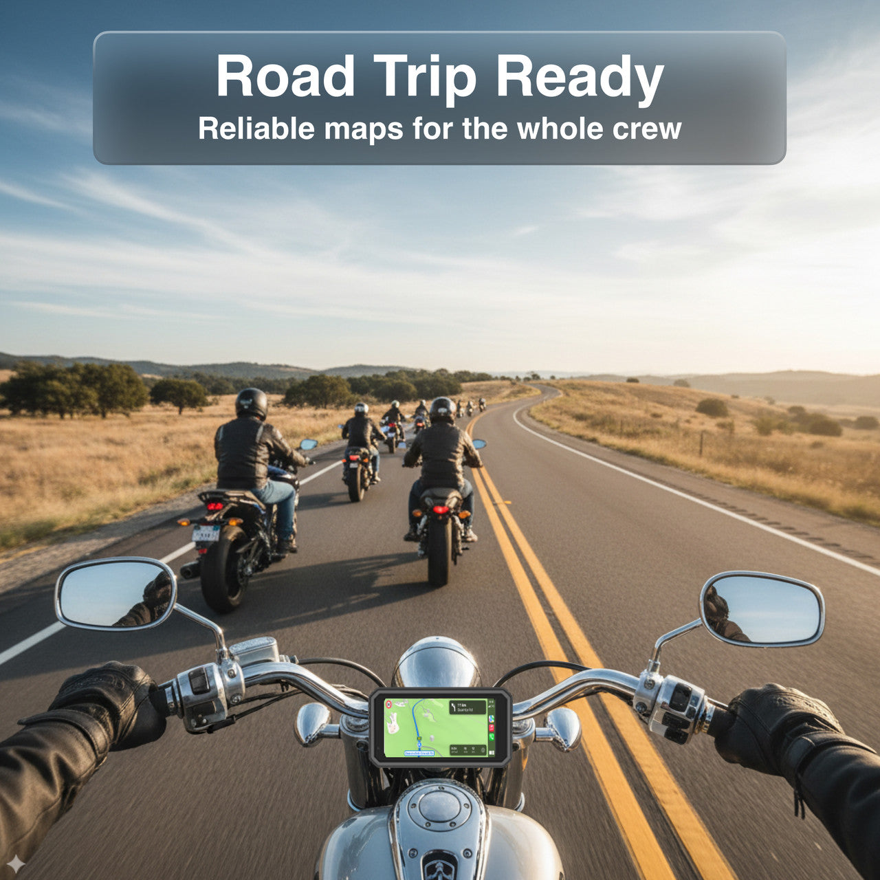 Laser 6-inch Wireless Motorbike CarPlay Android Auto