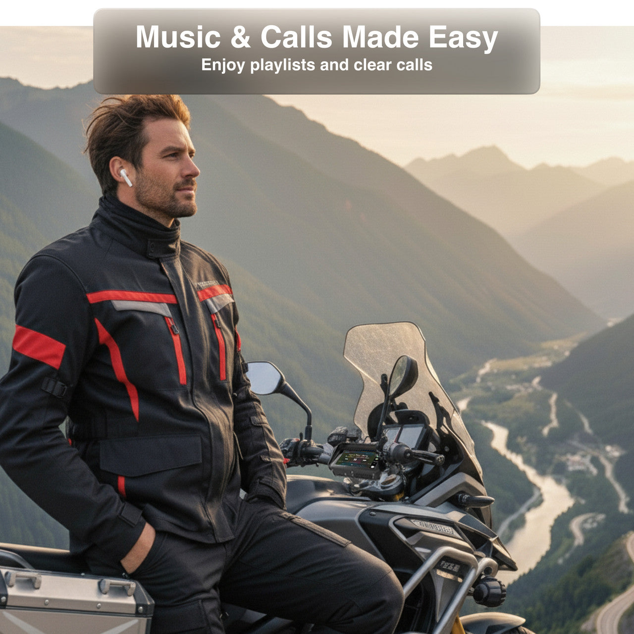 Laser 6-inch Wireless Motorbike CarPlay Android Auto