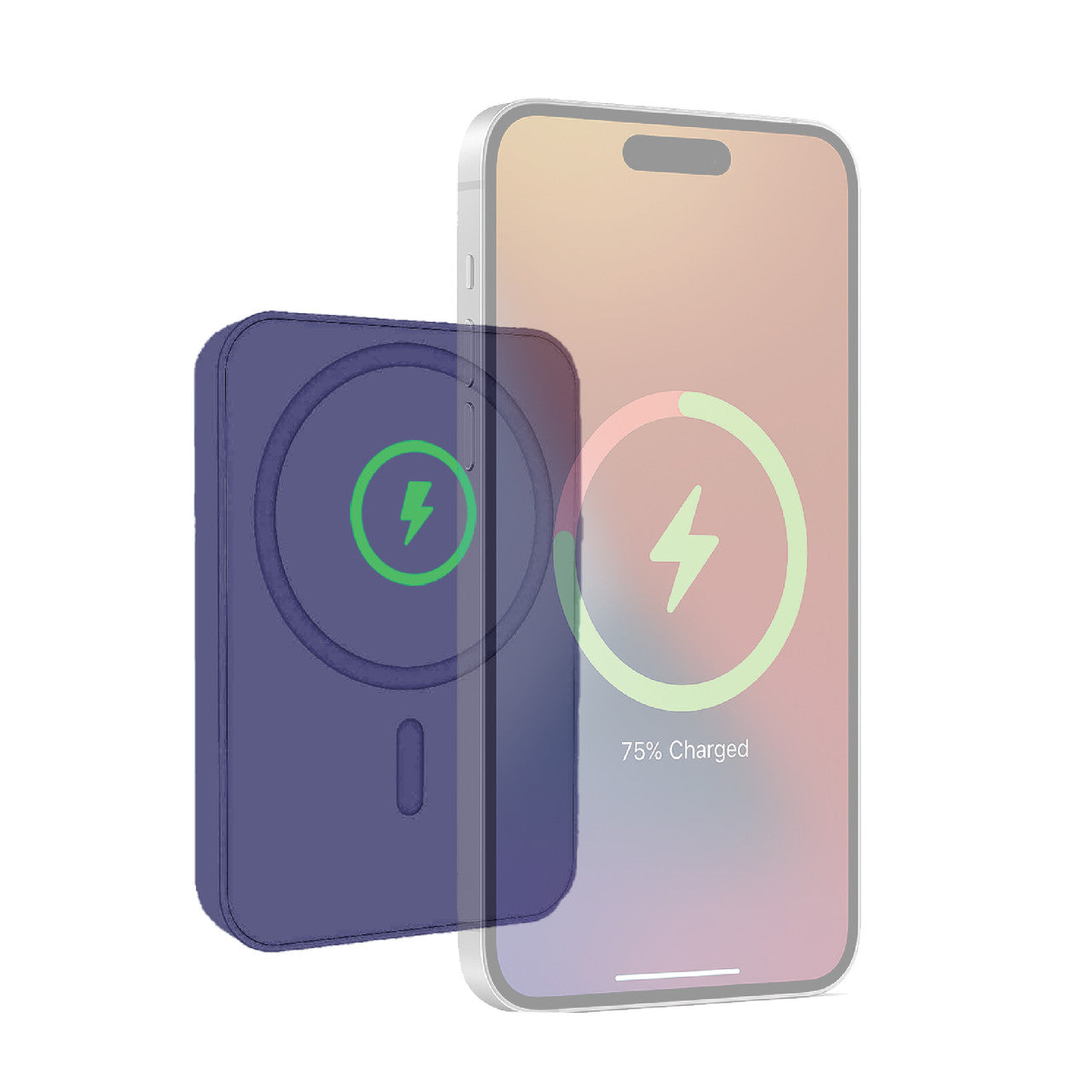 Laser Slim Magnetic 5K Power Bank Future Dusk