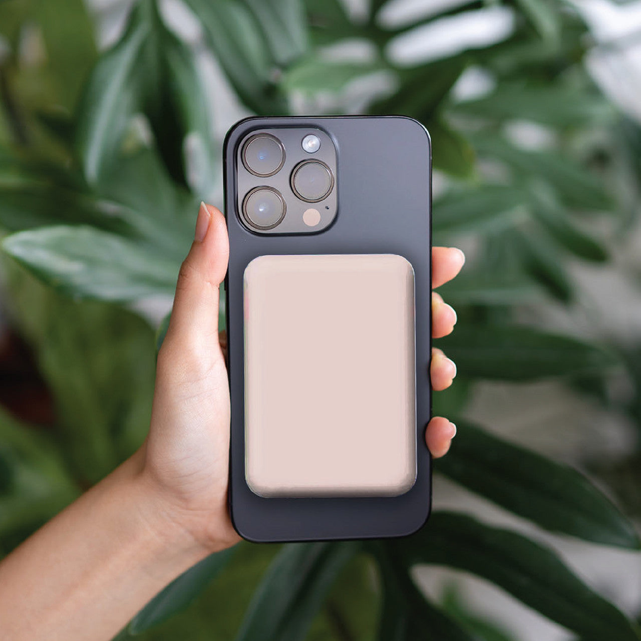 Laser Slim Magnetic 5K Power Bank Transcendent Pink