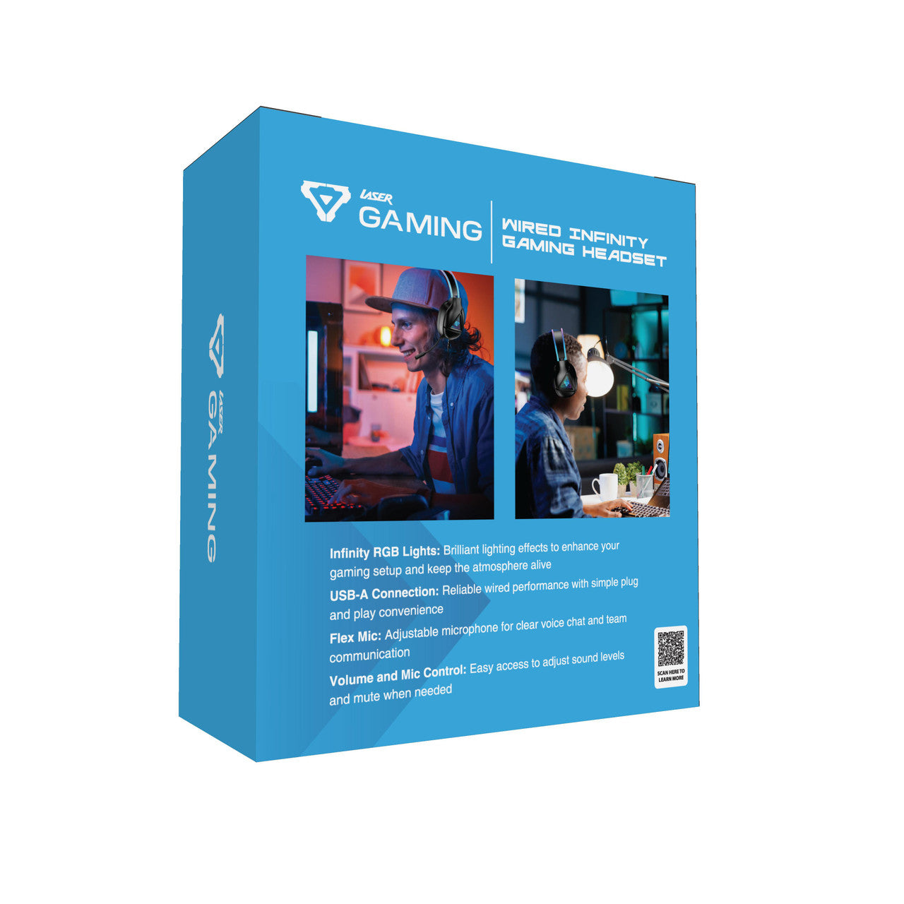 Laser RGB Infinity Wired Gaming Headphones