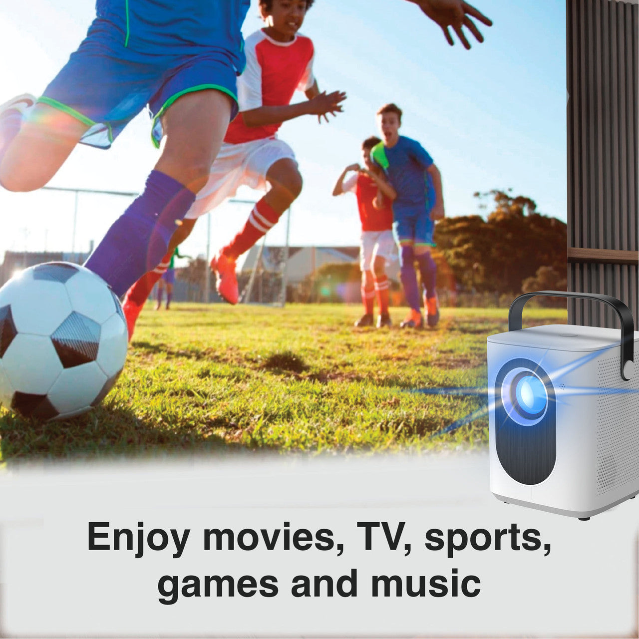 Laser Cube Android Projector with 120in Screen