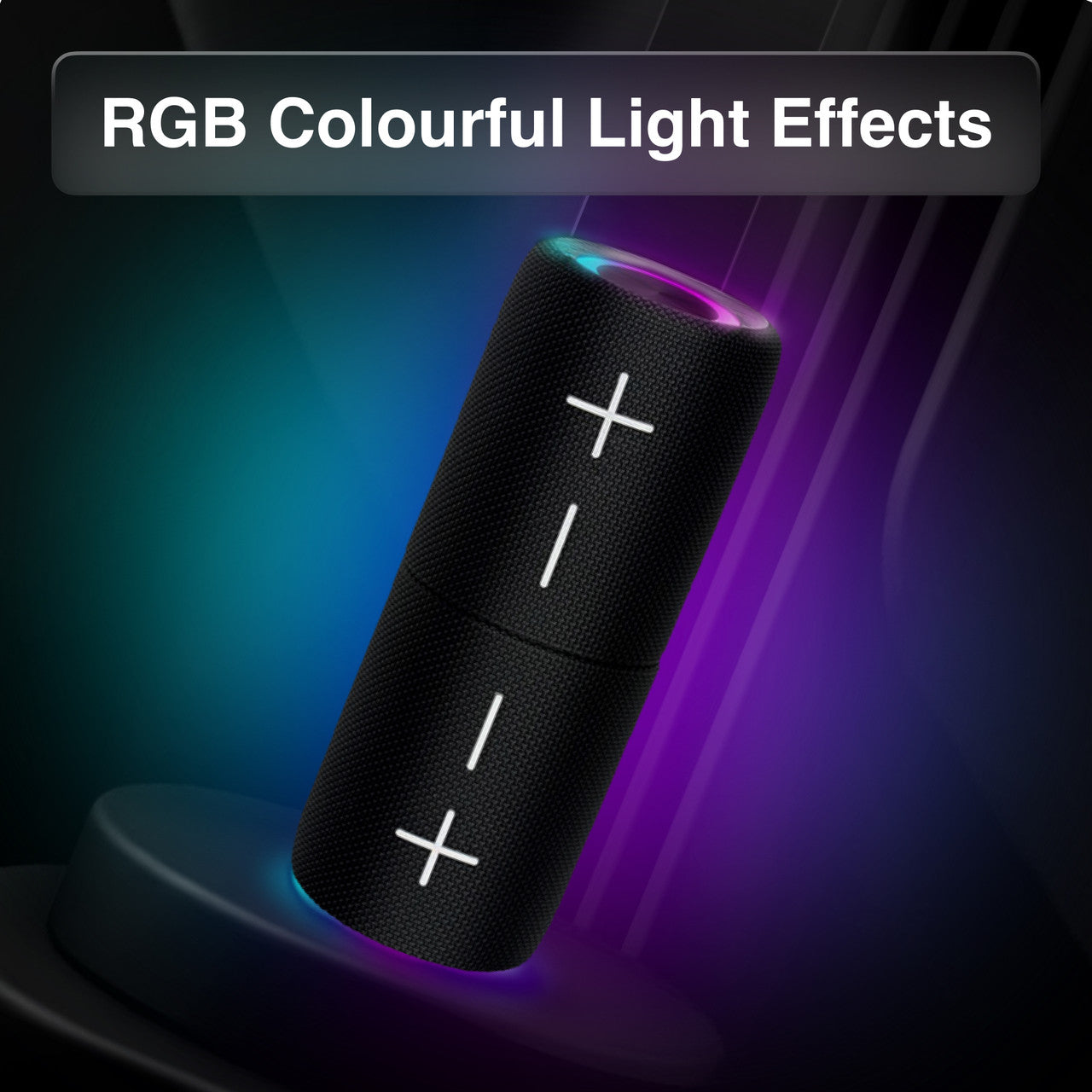 Laser Magnetic Bluetooth Pill Speaker 5W – Black