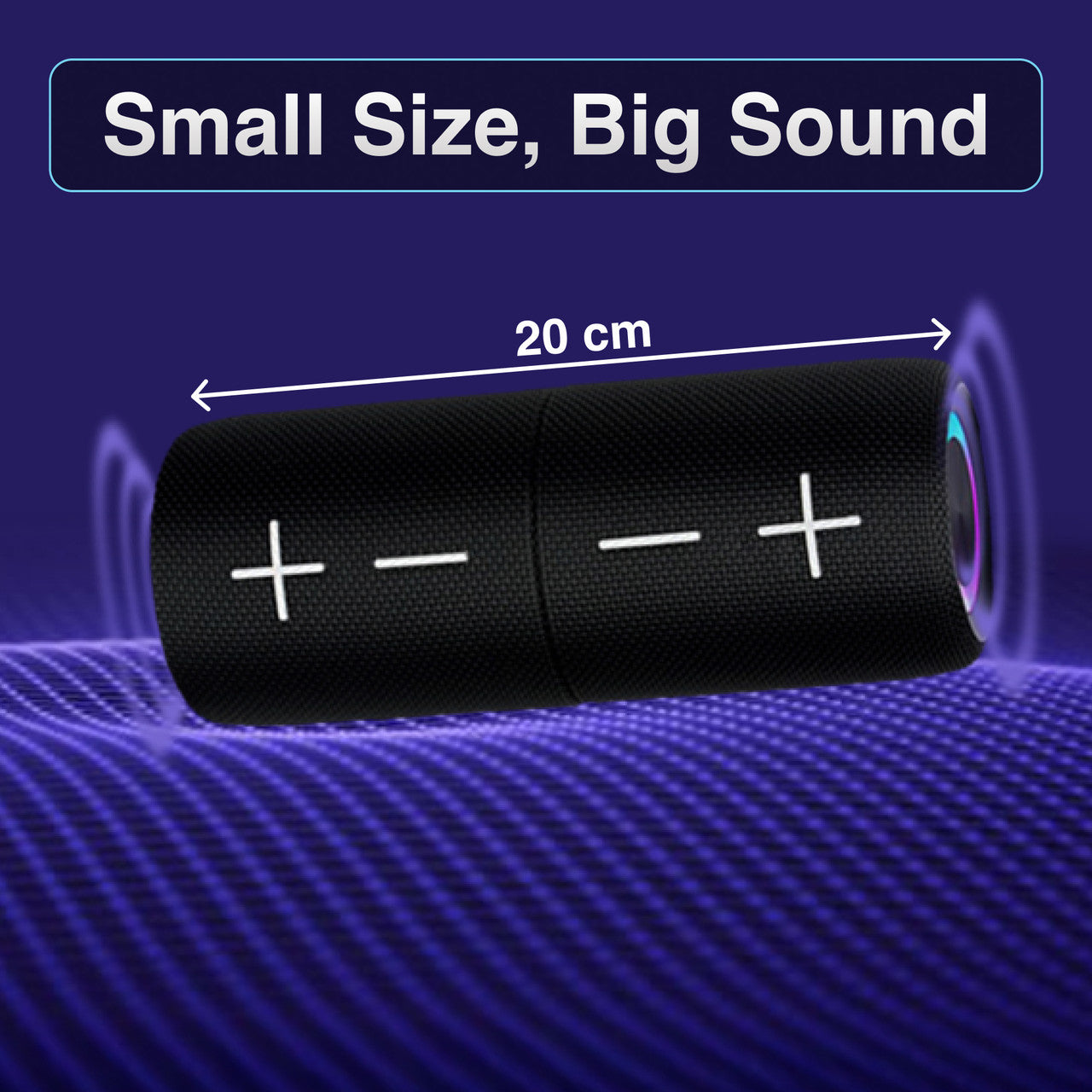 Laser Magnetic Bluetooth Pill Speaker 5W – Black