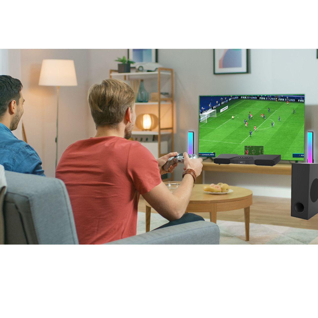 Precision RGB Gaming Soundbar with Subwoofer