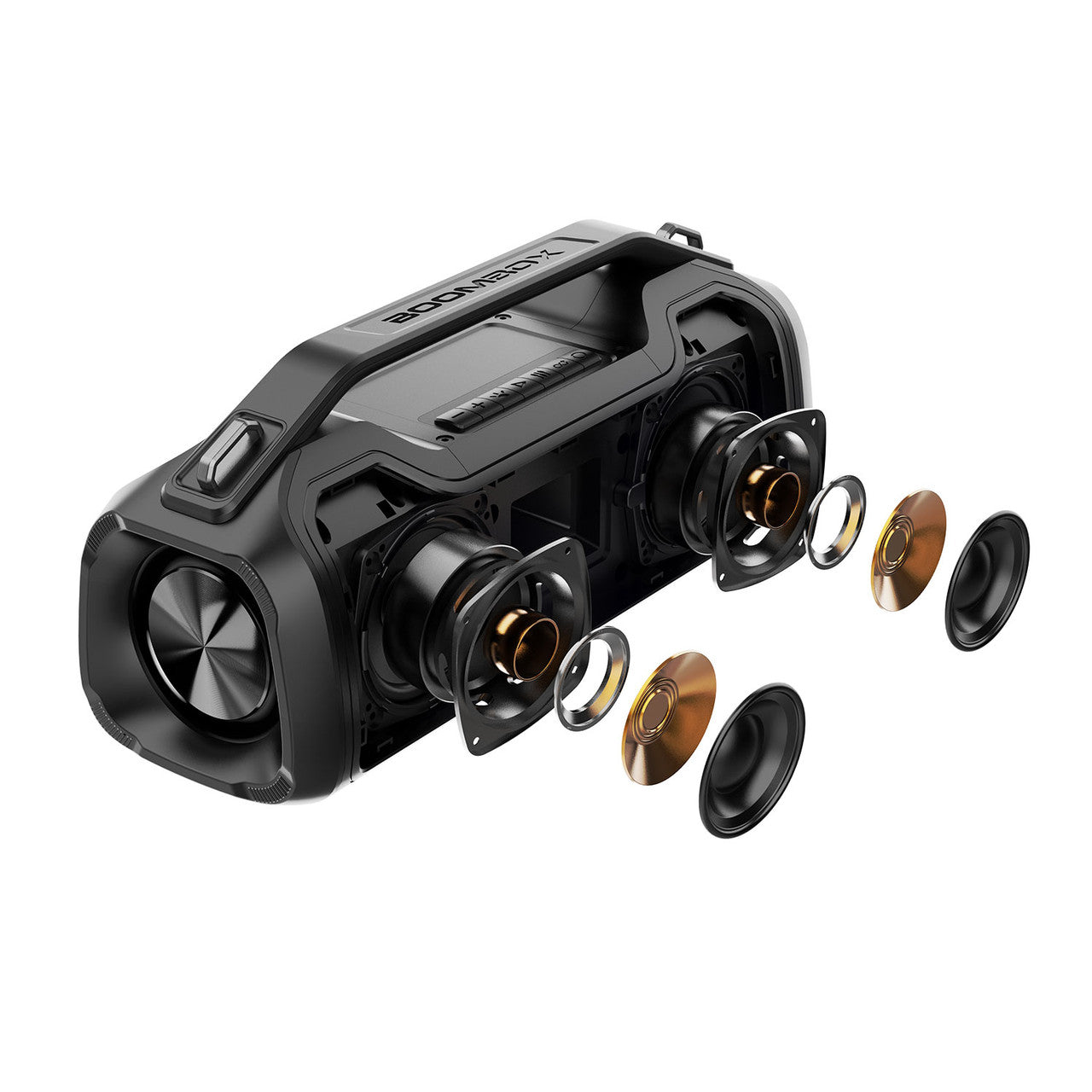 SoundTec 2.0CH Bluetooth Boombox Speaker with Powerbank