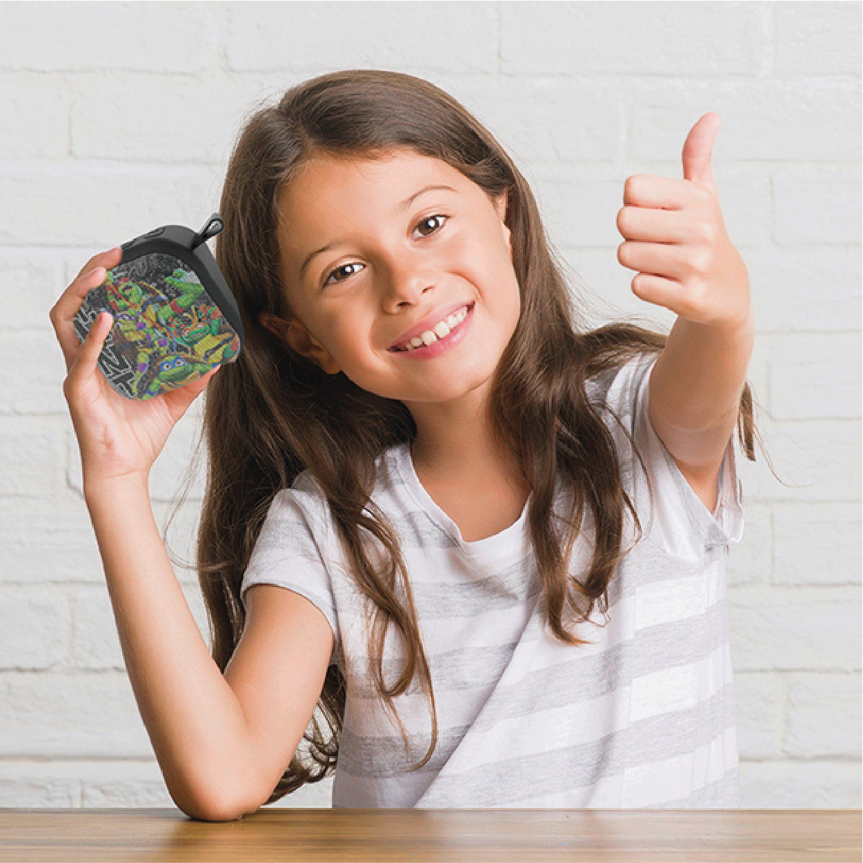 TMNT 3W Portable Bluetooth Speaker Black