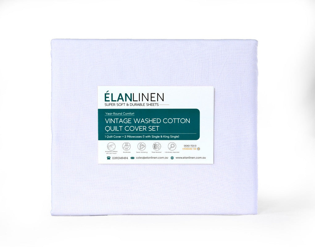 Hypoallergenic 500TC Egyptian Cotton King Single Bed Sheets Set