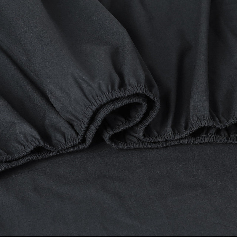 Ultra-Soft Egyptian Cotton Charcoal Queen Bed Sheets Set 500TC Elan Linen