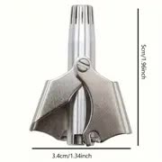 Washable Manual Nose Hair Trimmer For Men And Womens, Stainless Steel, Portable Nose Hair Clipper