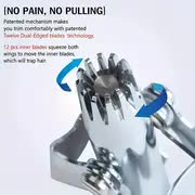 Washable Manual Nose Hair Trimmer For Men And Womens, Stainless Steel, Portable Nose Hair Clipper