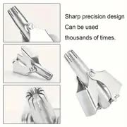 Washable Manual Nose Hair Trimmer For Men And Womens, Stainless Steel, Portable Nose Hair Clipper