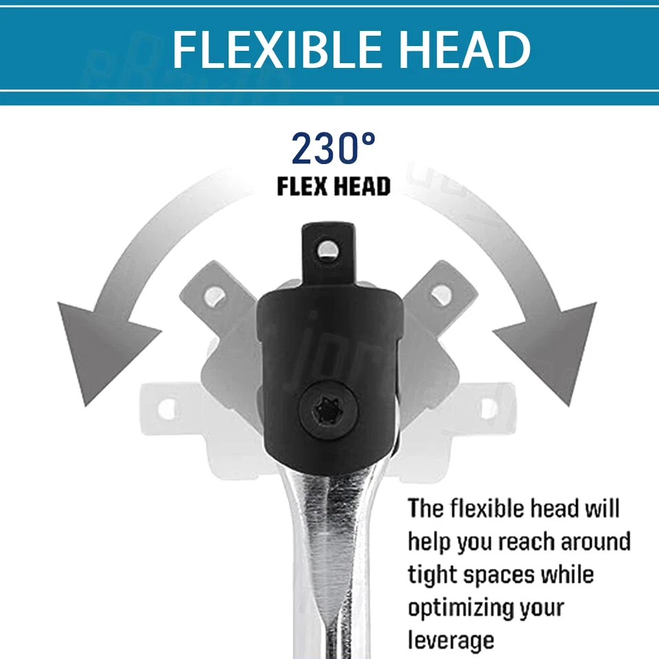 750MM 30" Breaker Bar Socket Heavy Duty 1/2" Drive Wrench Long Spanner