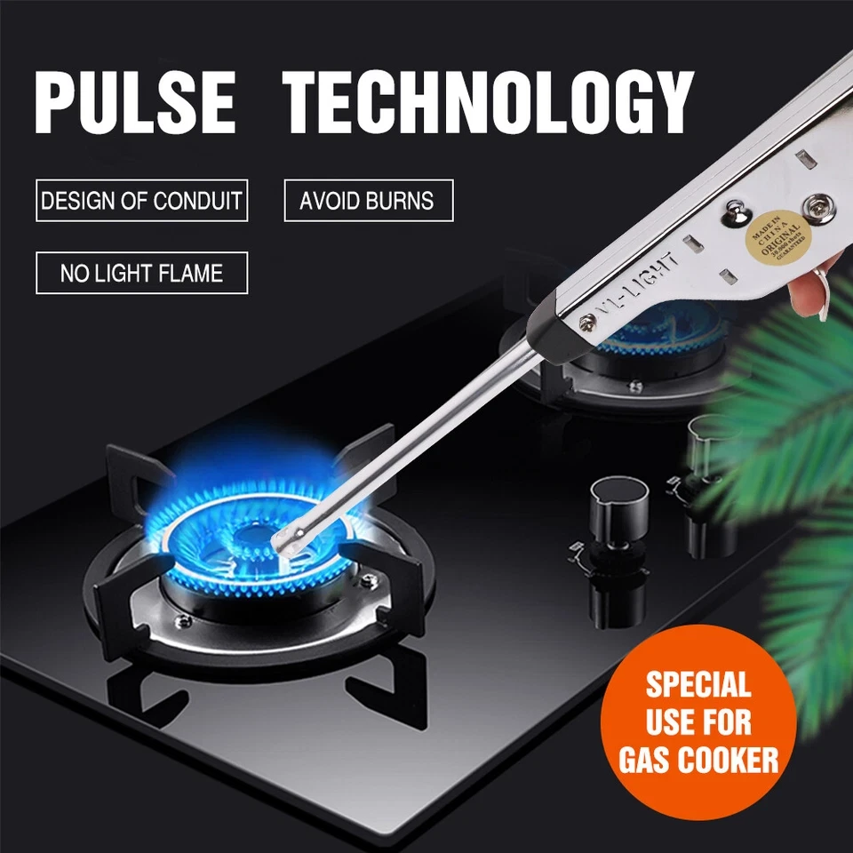 560mm Barbecue igniter All-Metal Battery-Free Pulse Kitchen Camping Barbecue