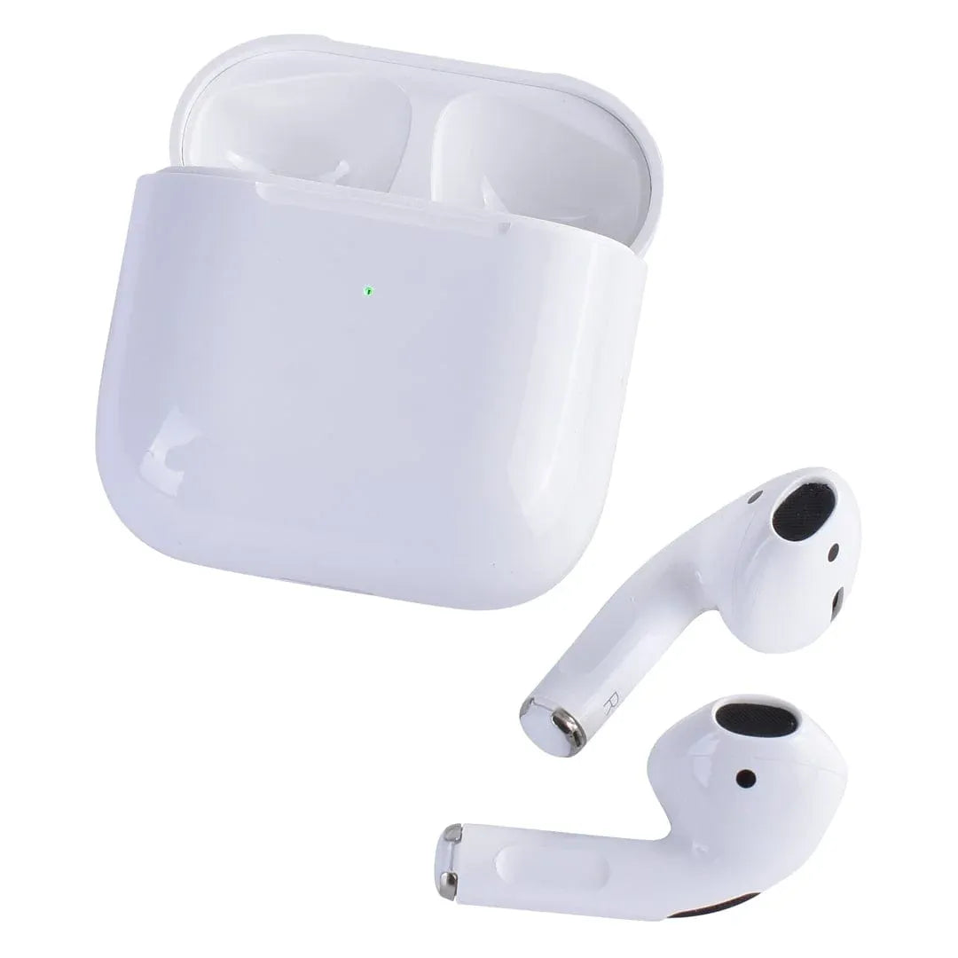 Wireless Bluetooth Earbuds with Microphone, 10m Range, Rechargeable 250mAh Charging Case, iOS & Android Compatible