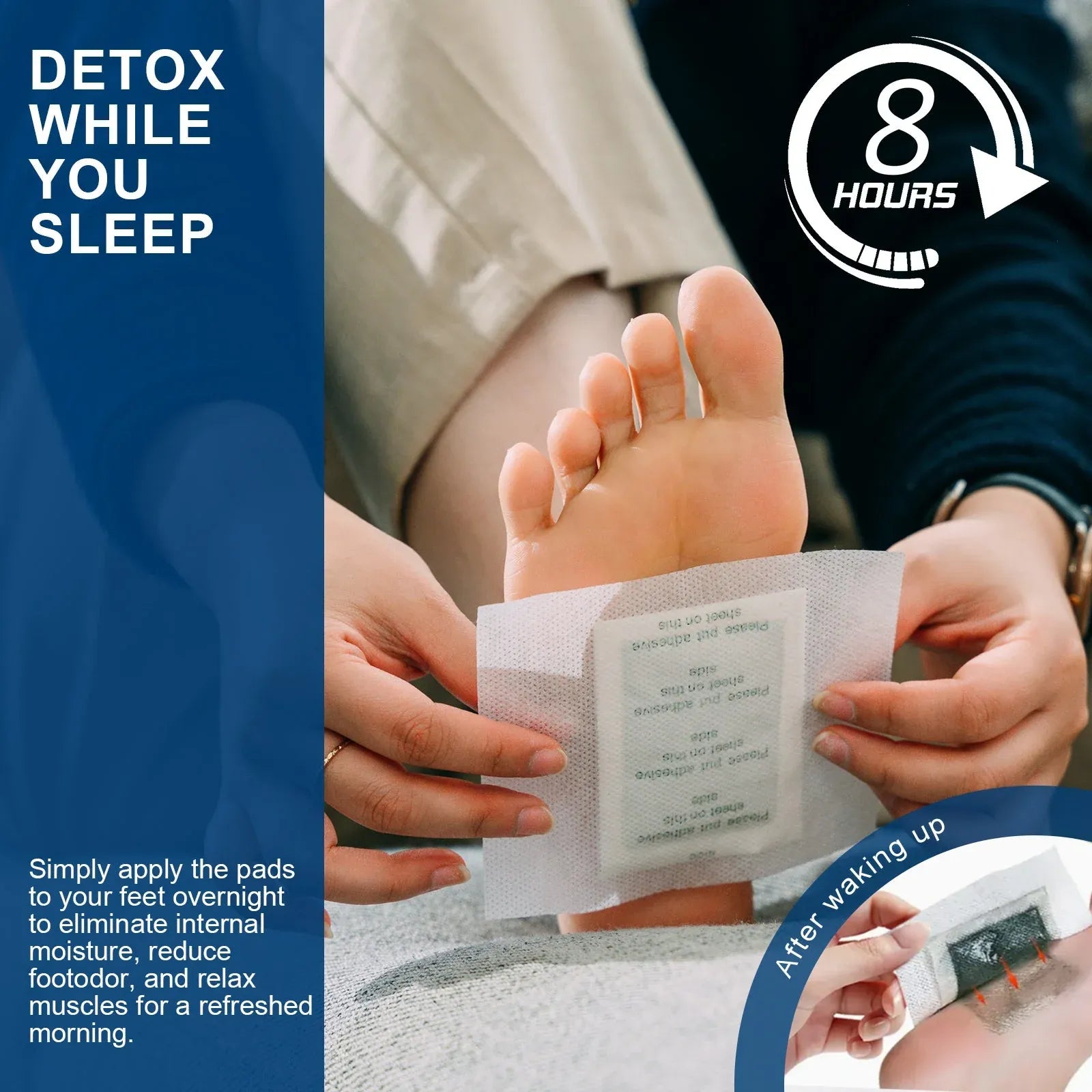 28 Pcs Cleansing Detox Foot Pads – 100% Natural Herbal Foot Patches 12?×?10?cm