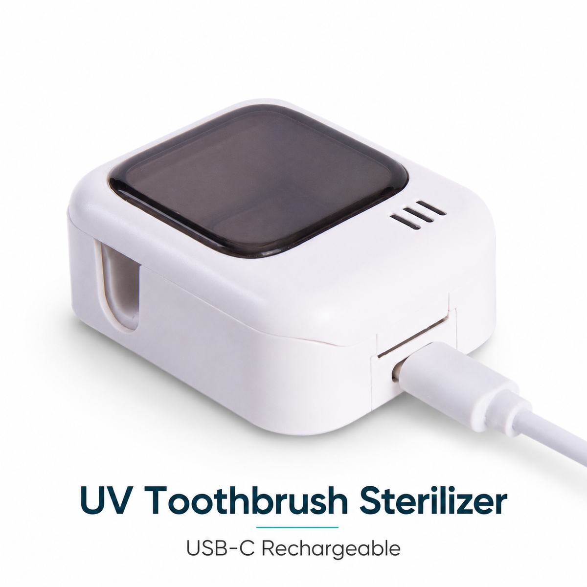 Aumerage Rechargeable UV-C Toothbrush Steriliser Travel Case USB-C