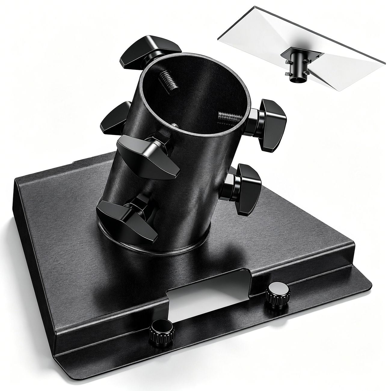 Pipe Adapter for Starlink Gen 3, Metal Mounting Connector for Starlink V3 Standard Dish to Wall/Pole Mount, Replacement Interface Bracket