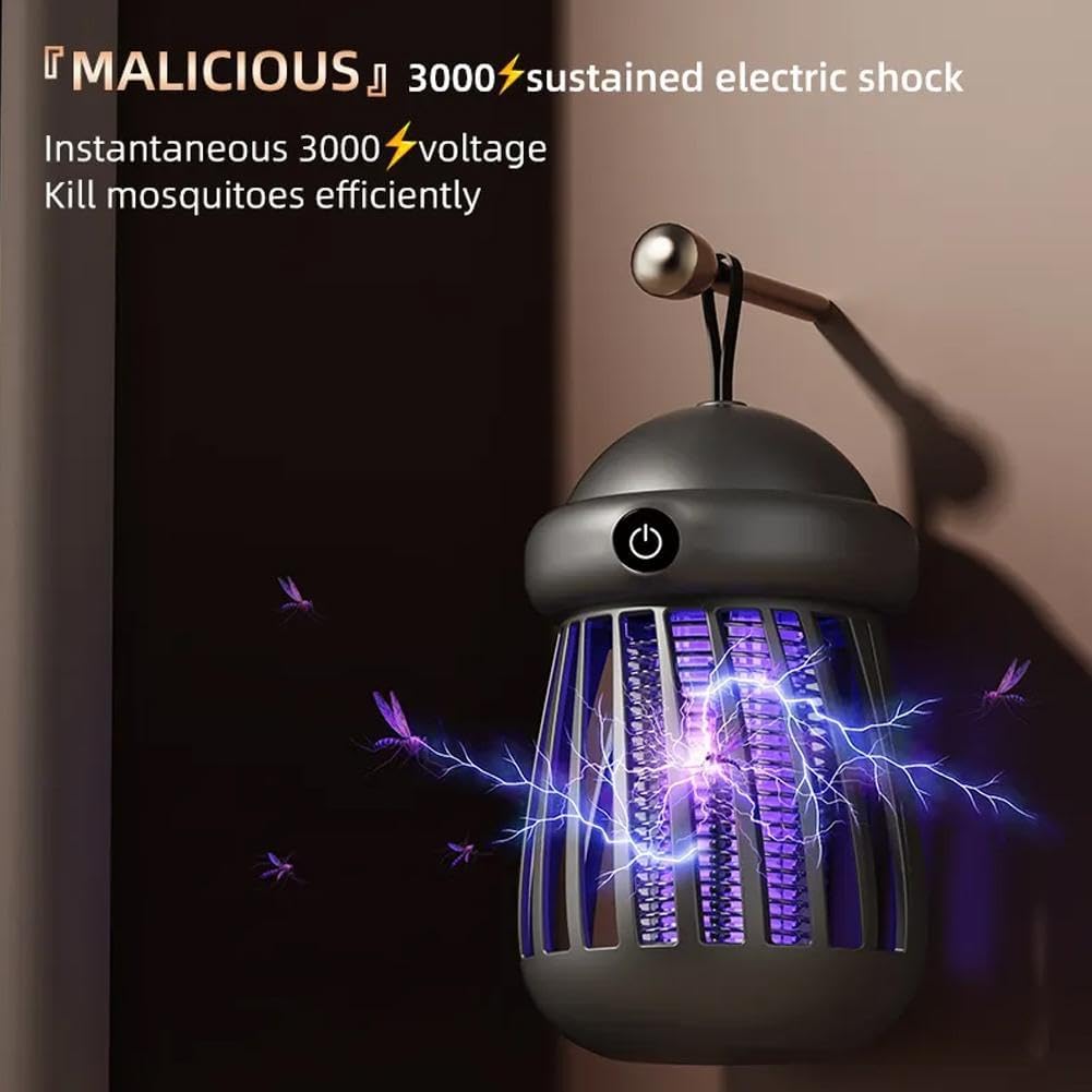 Bug Zapper with Jellyfish Design – USB Rechargeable – Portable for Camping and Outdoors – Effective against Various Mosquitoes