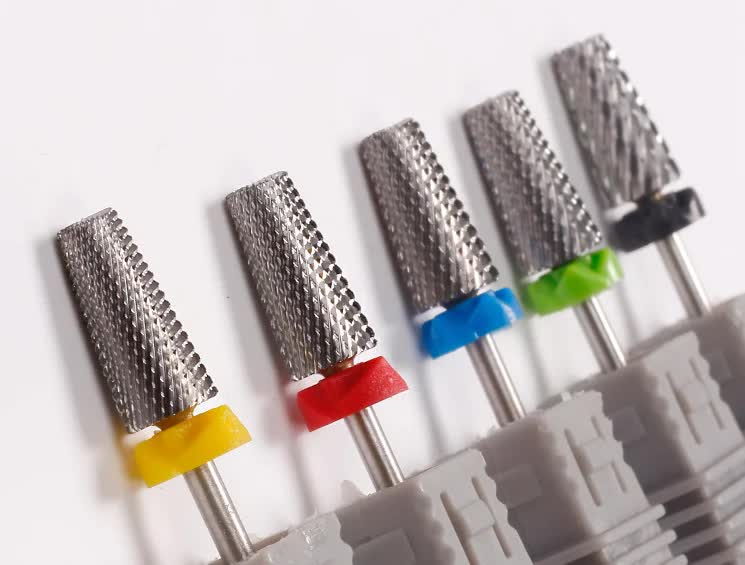 5-in-1 Nail Cutter Bit – Coated Tungsten Grinding Head – for Manicure and Pedicure 1 piece C