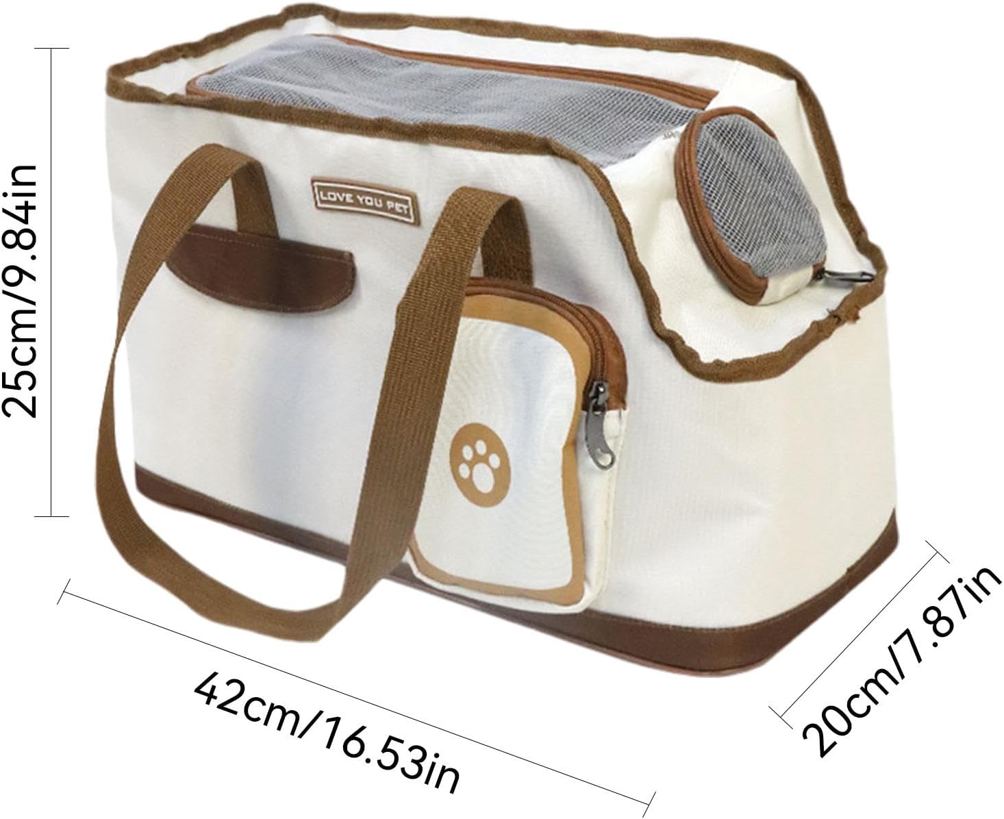 Cat Cage - Portable - For Pets up to 4.5 kg - Bread - 1 pc