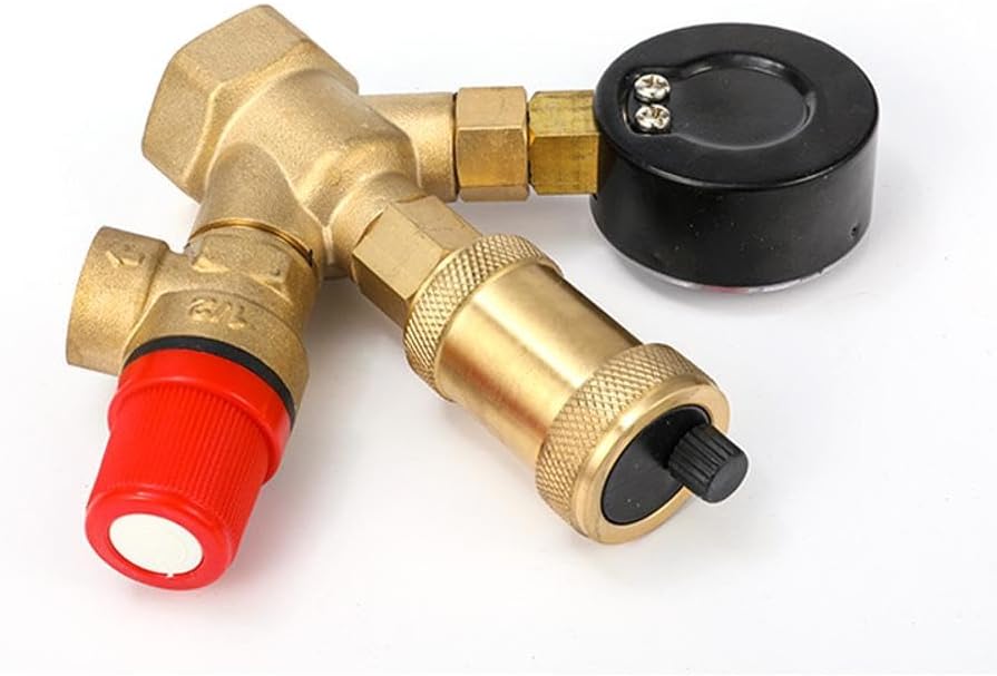 Water pressure regulator DN25 Pressure regulator Brass boiler valve set