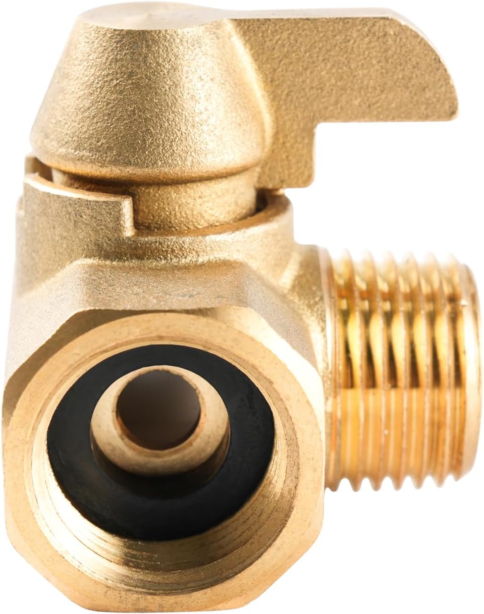Brass 3-way bypass valve for boiler kits, 1/2" NPT connections