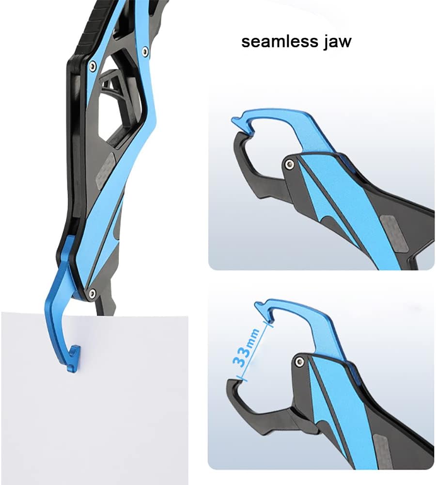 Fish Gripper - Portable Aluminum Alloy Fish Pliers - With Adjustable Cord - Lightweight and Professional - Safe Fish Clamp for Fishing - Ideal Gift for Fishermen