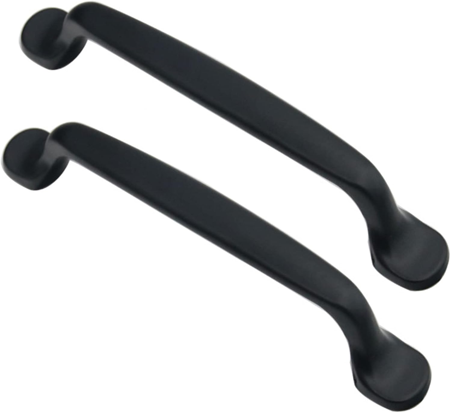 Cabinet handles, children's room handles, cabinet knobs, drawer pulls for wardrobes, kitchen handles - aluminum alloy - 2 pieces - post spacing 128 mm