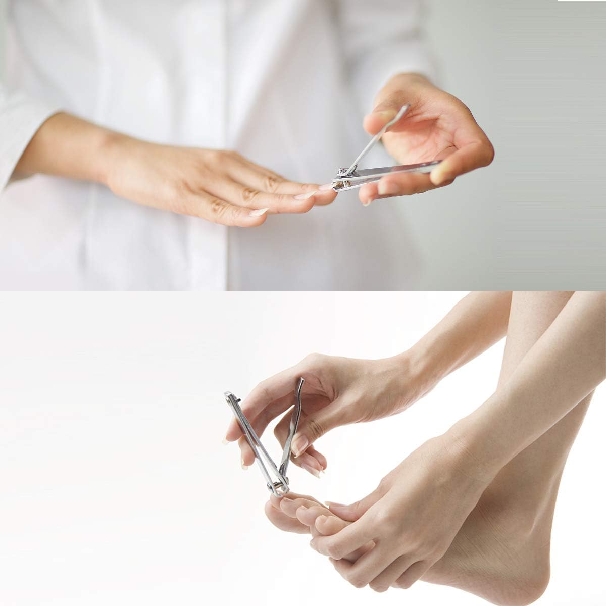 Stainless Steel Nail Clipper - Scientifically Designed Nail Clipper - Easy to Hold and Use - Comfortable and Clean Clipping - Suitable for Children and Adults - 7.4cm