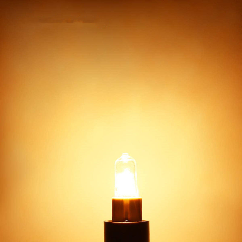 Halogen lamp - G9 Clear halogen lamp - Warm yellow light - 230V 28W - Suitable for pendant lamps - 10 pieces