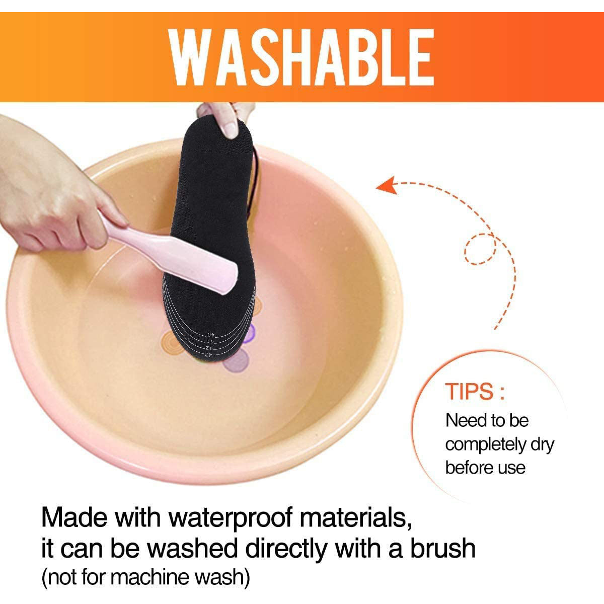 Heated Insoles Rechargeable - Reusable Cut to Size - Washable Electric Heating Insole USB - Warm Insoles for Winter Men Women